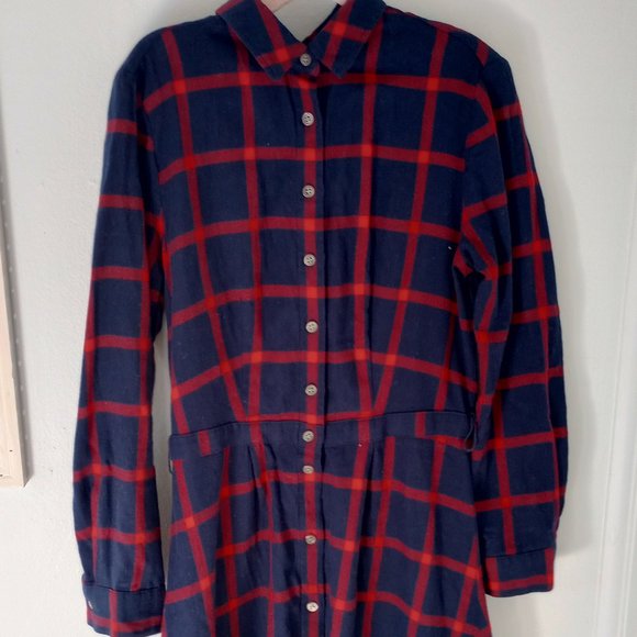 J. Crew Women's Plaid Dress size 0 - Picture 1 of 8
